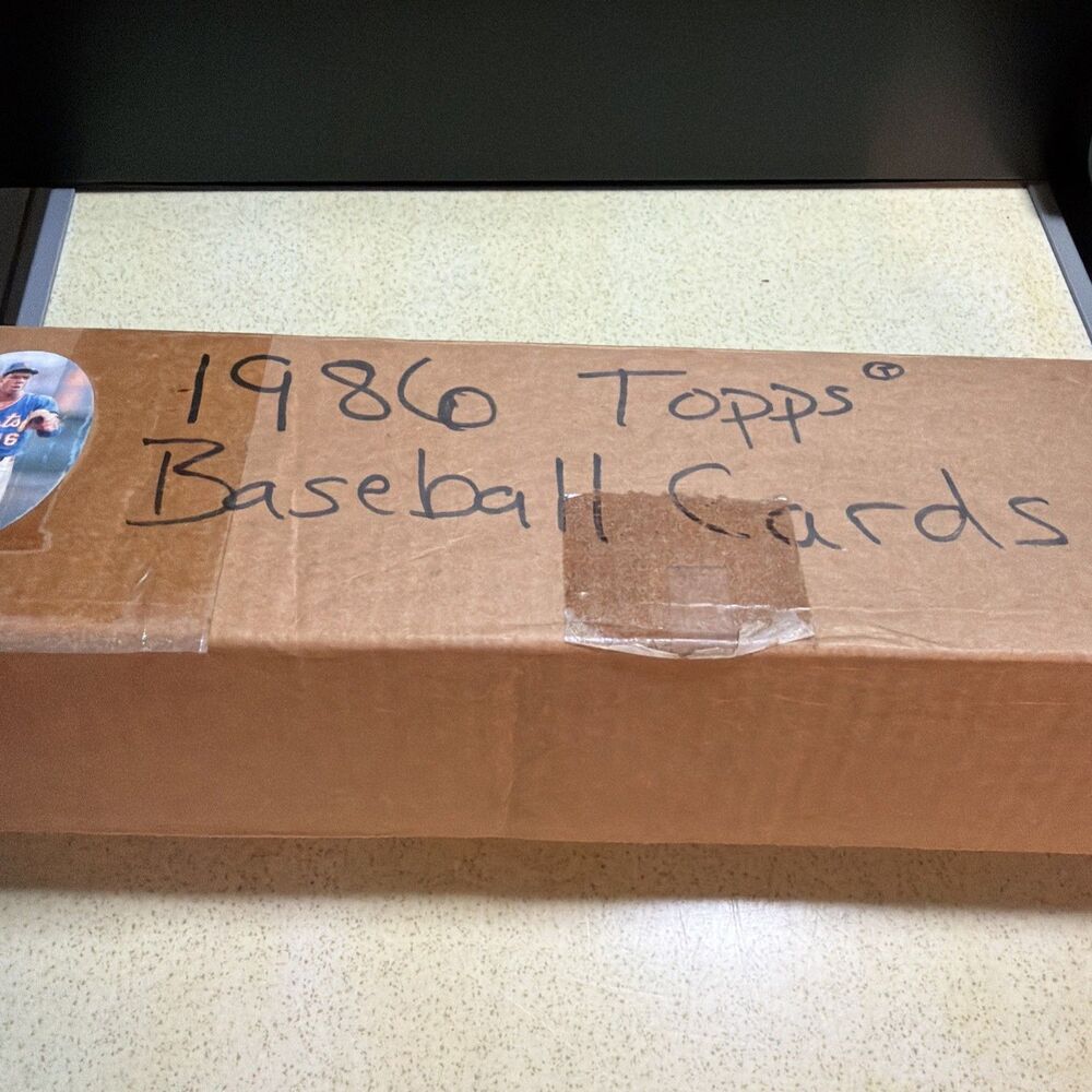 Tops 1986 Baseball Card Set Not In Original Box.